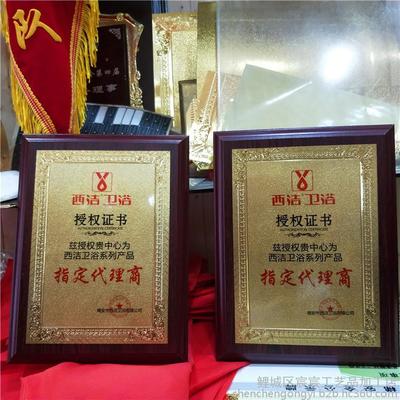 5G通信技术服务典范 定制金箔奖牌与荣誉牌匾，